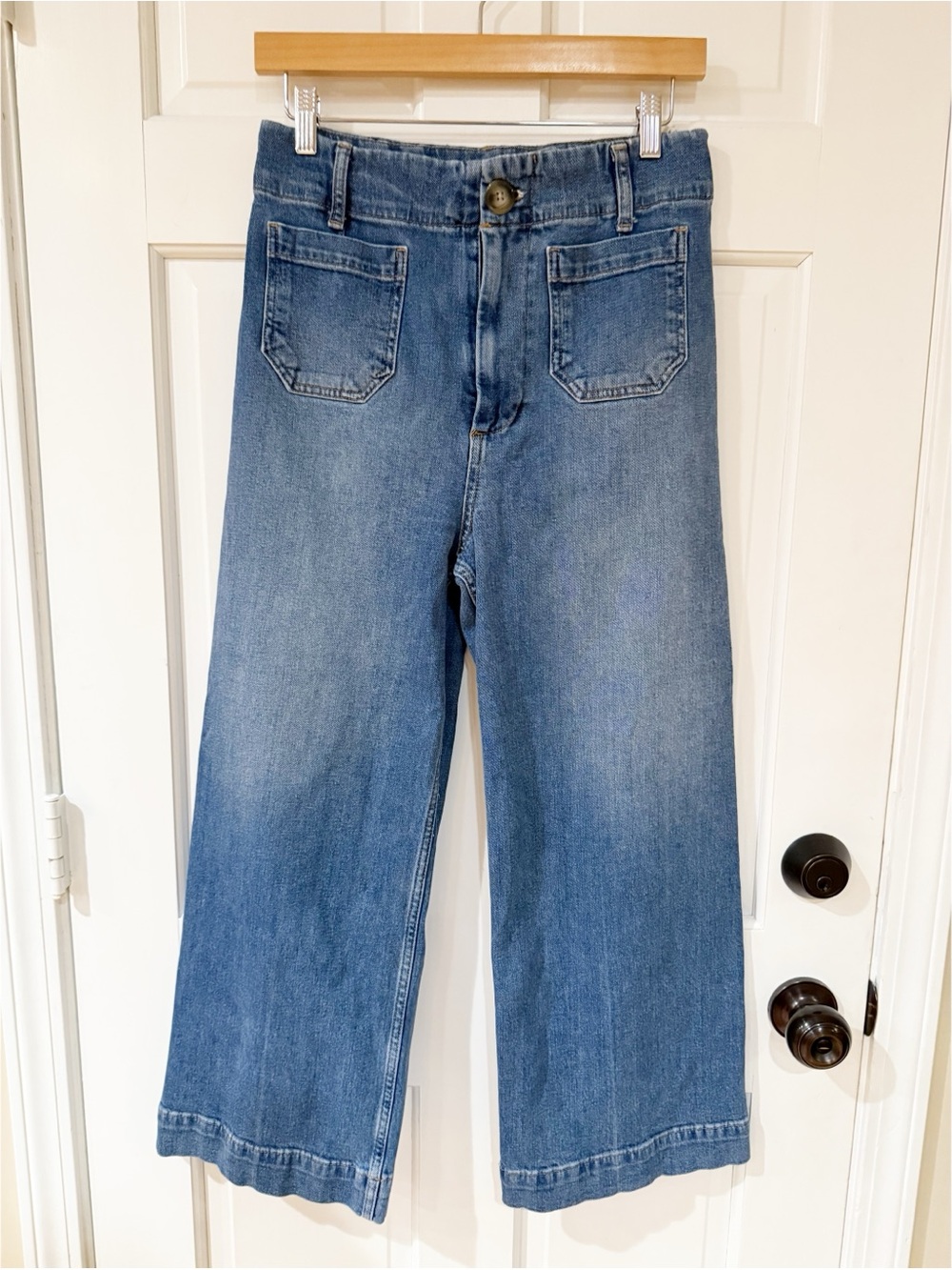 Pilcro The Skipper Cropped Wide-Leg Jean 28 - Picture 4 of 14